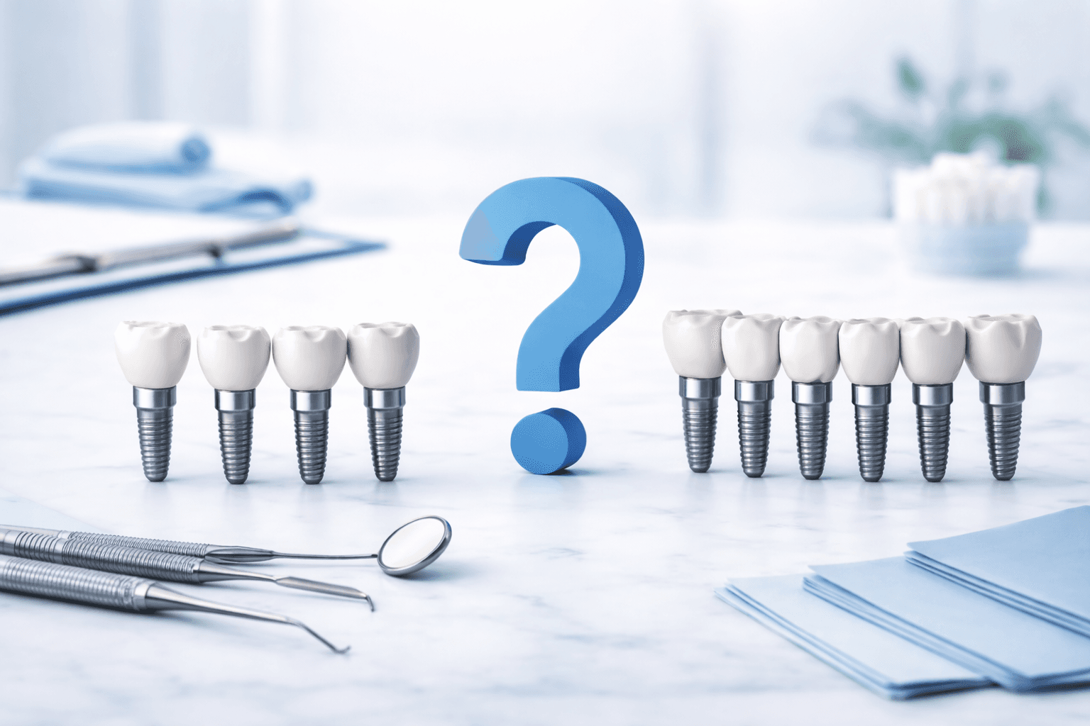 All-On-4 versus All-On-6 full mouth restoration comparison