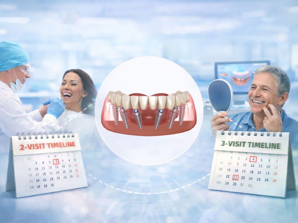 The 2-Visit vs 3-Visit Timelines Guide to All-on-6 Treatment Visits